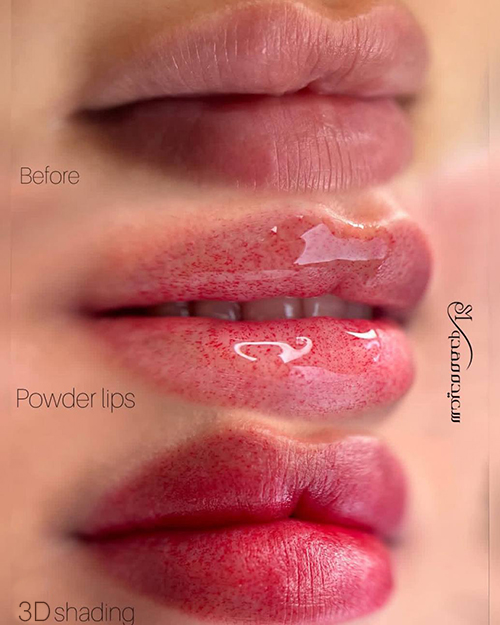 آرایش دائم لب